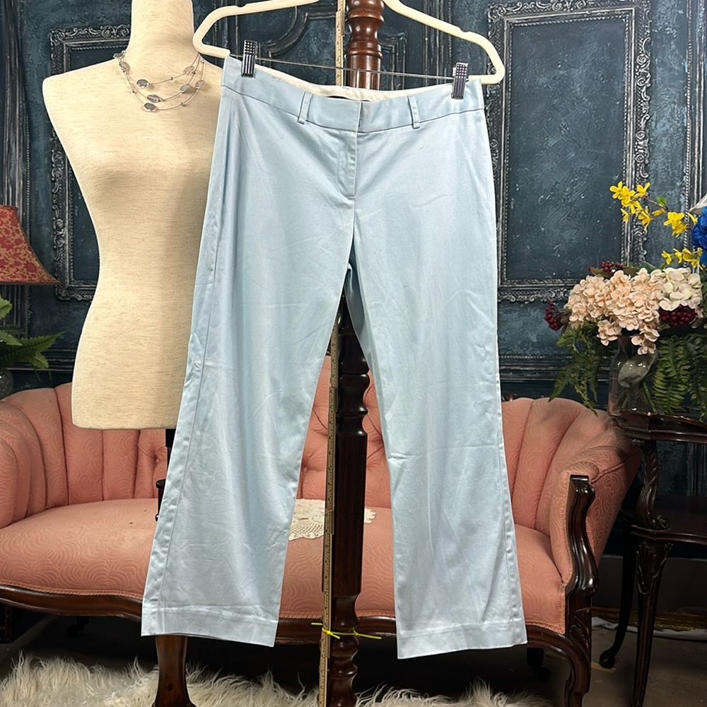 Ice blue editor slacks by Expressss